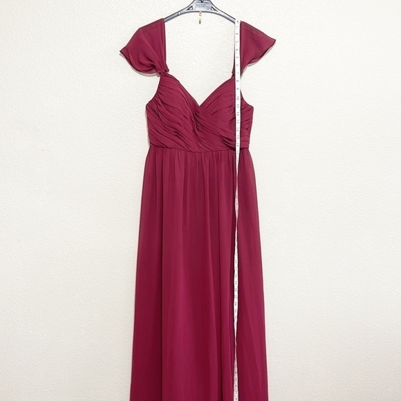 Reverly Kennedy Chiffon Bridesmaid Dress Size 8 - Picture 5 of 16